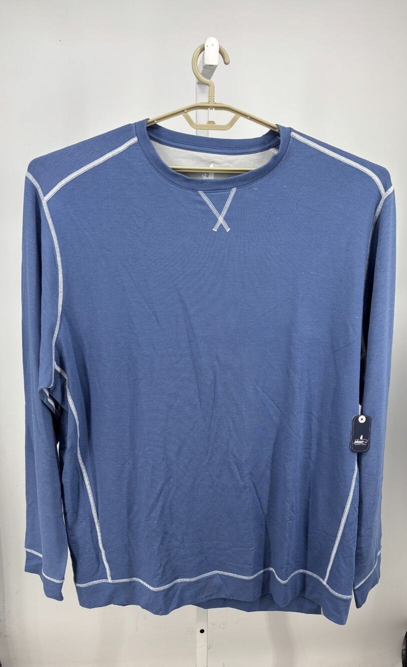Johnnie-O Archer Crewneck Sweatshirt Mens 3XLT Wake Blue Classic JMKO3480BT NWT